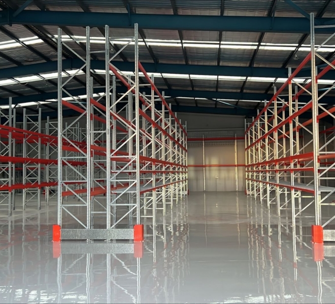 Pallet Racking Installation Sydney - All Purpose Coating site