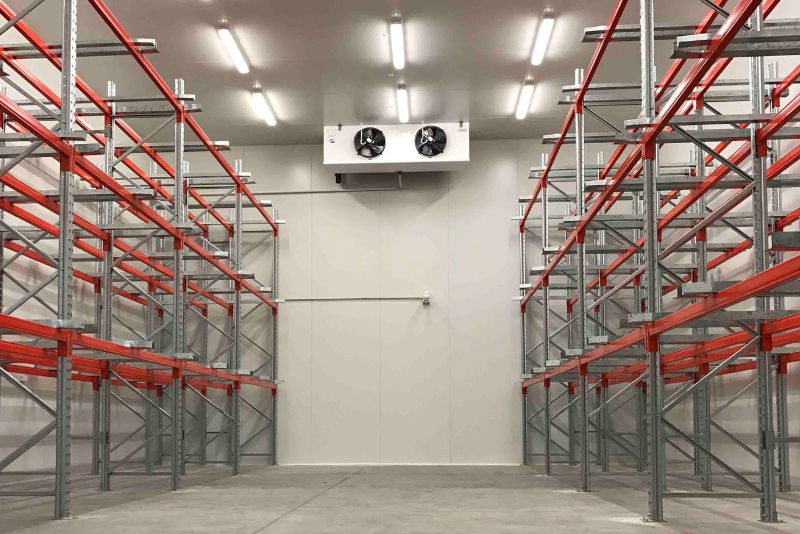 Double Deep Pallet Racking Brisbane in Cold Storage Room