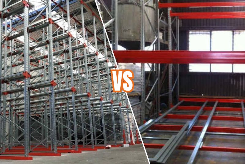 Drive-In Pallet Racking vs. Push Back Pallet Racking