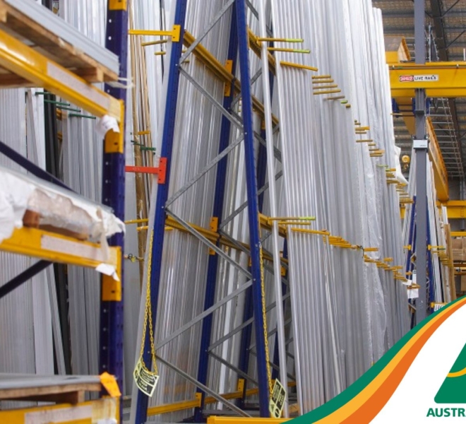 Macrack A Frame Racking Installation