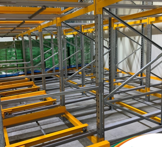 Macrack Back Of Push Back Pallet Racking Product from inside