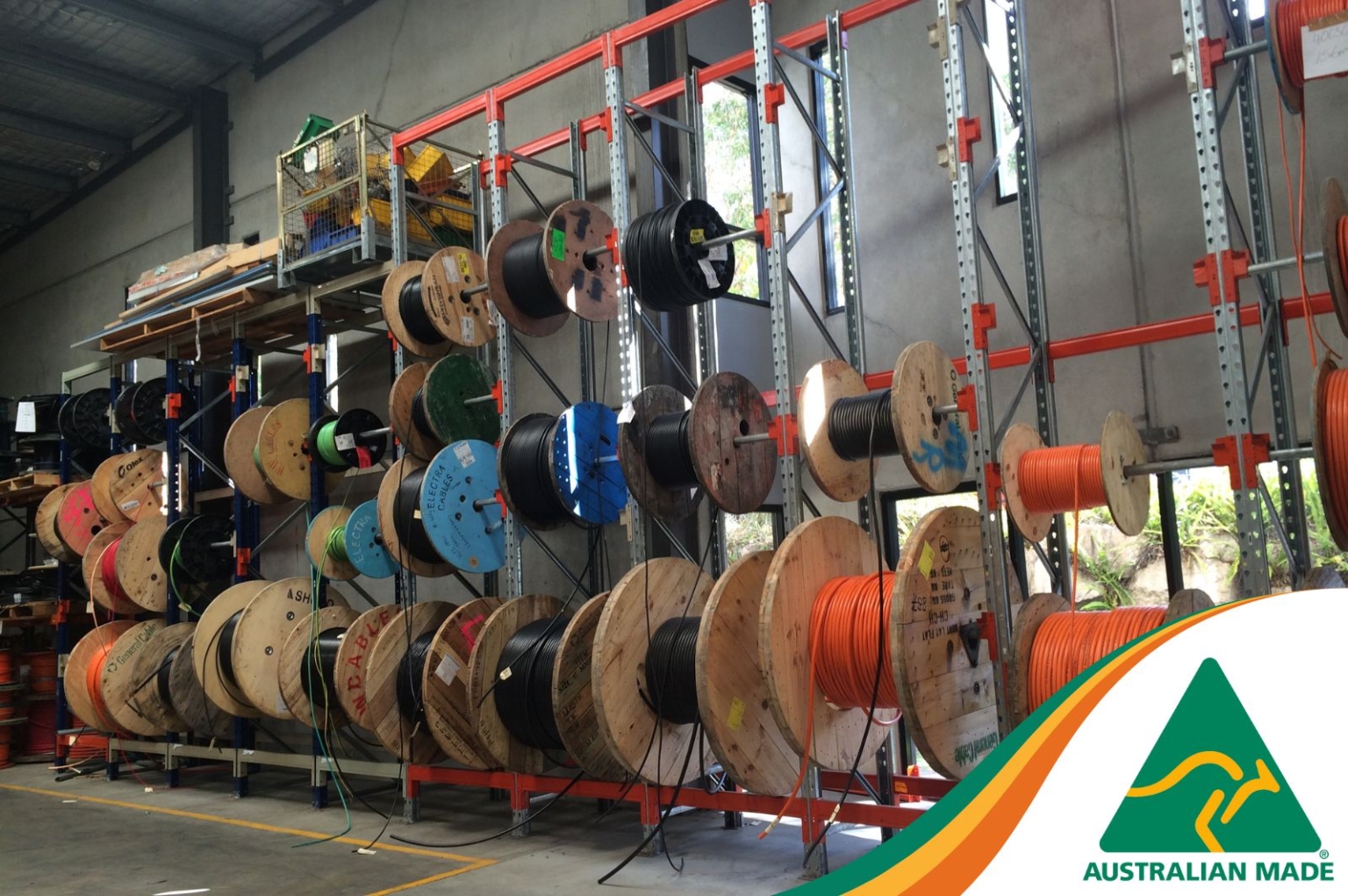 Swa Cable Racking Macrack Cable Racking Range of spools | Macrack Pallet Racking