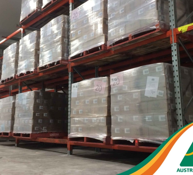 Macrack Double Deep Pallet Racking In Cold Room Installation