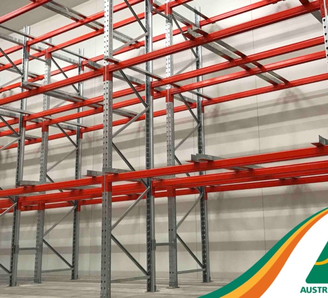 Macrack Double Deep Pallet Racking Unloaded
