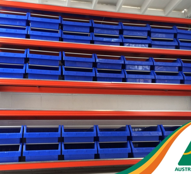 Macrack Industrial Racking Plastic Parts Bins Stock Picking