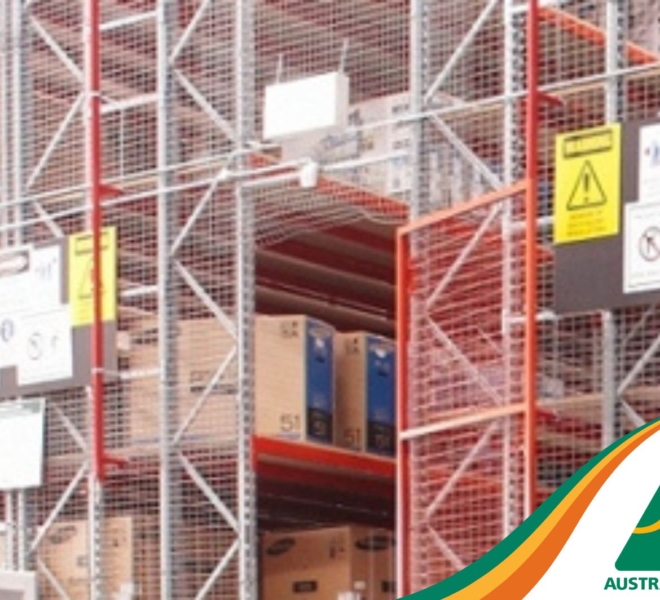 Macrack Narrow Aisle Racking With Security Cages Harvey Norman