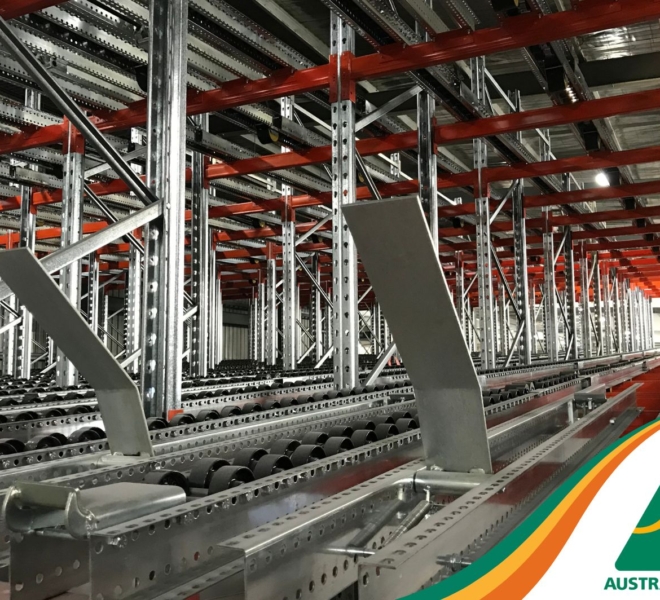 Macrack Pallet Flow Racking FIFO Rollers