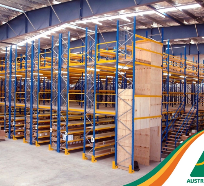 Macrack Raised Storage Area Multiple Levels