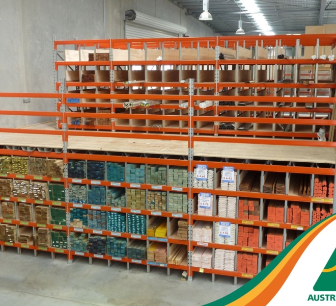 Macrack Raised Storage Area above Pigeon Hole Racking