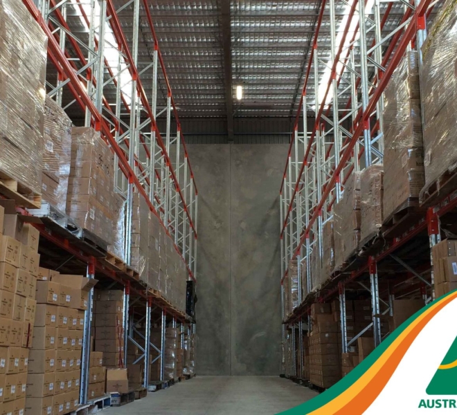Macrack Selective Pallet Racking Loaded