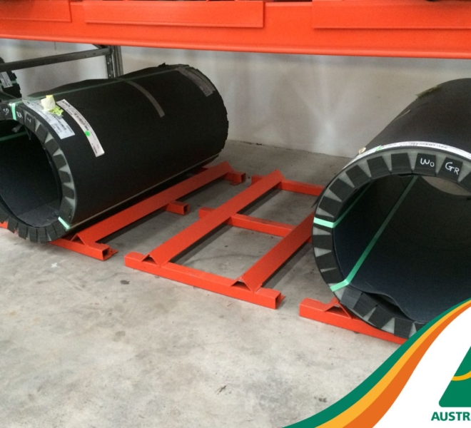 Macrack Steel Coil Crade On Floor level