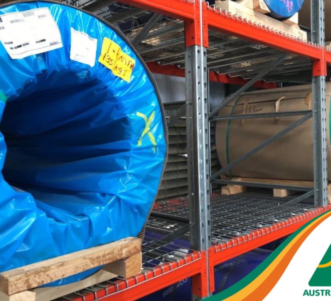 Macrack Steel Coil Racking Wire Mesh Deck Steel Coil install on timber cradle