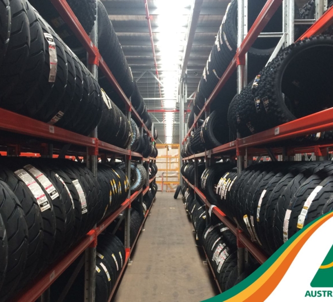 Macrack Tyre Racking Warehouse