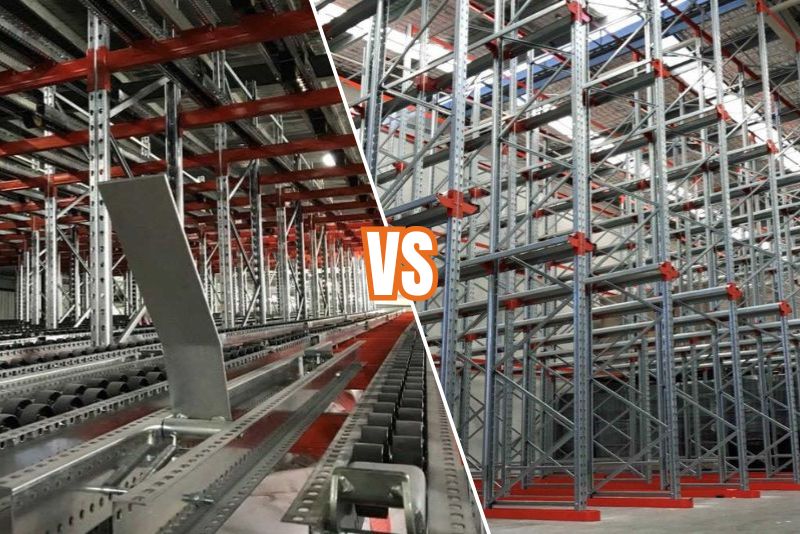 Pallet Flow Racking vs Drive In Pallet Racking