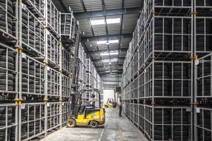 forklift warehouse racking