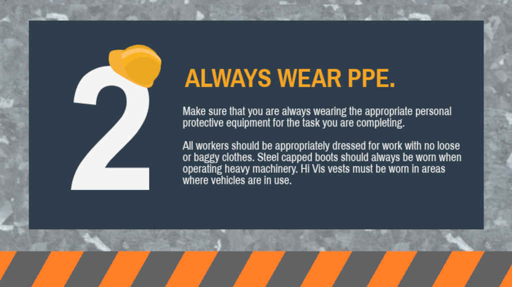 Wear PPE